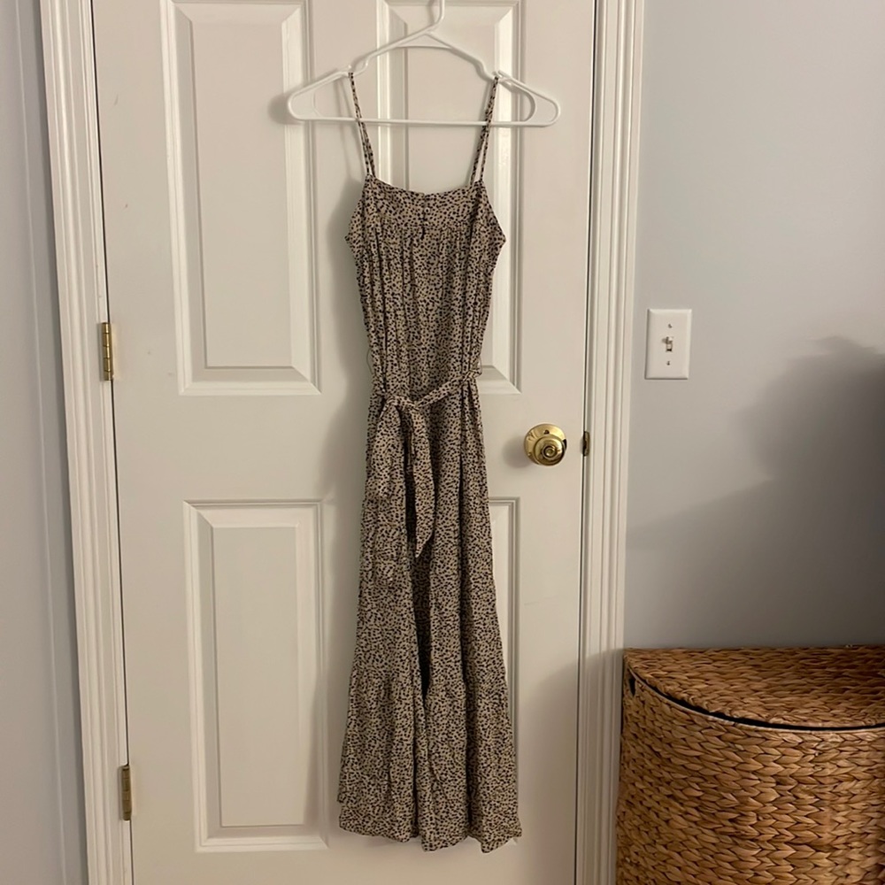 Maxi Leopard Print Dress